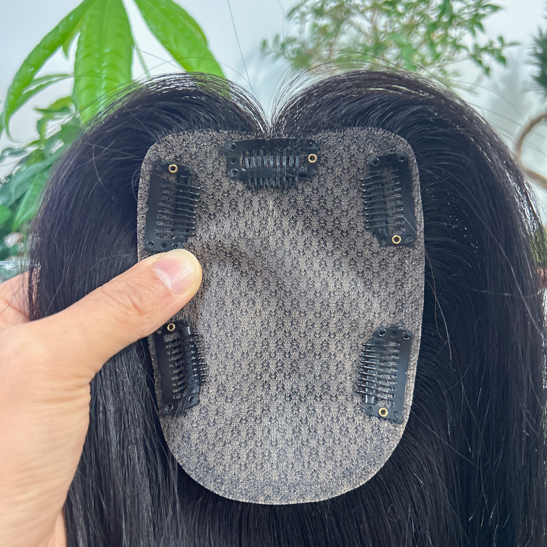 J【运补】冬日暖阳大网底10×13全头盖，仿真头皮随便分全真发遮白发