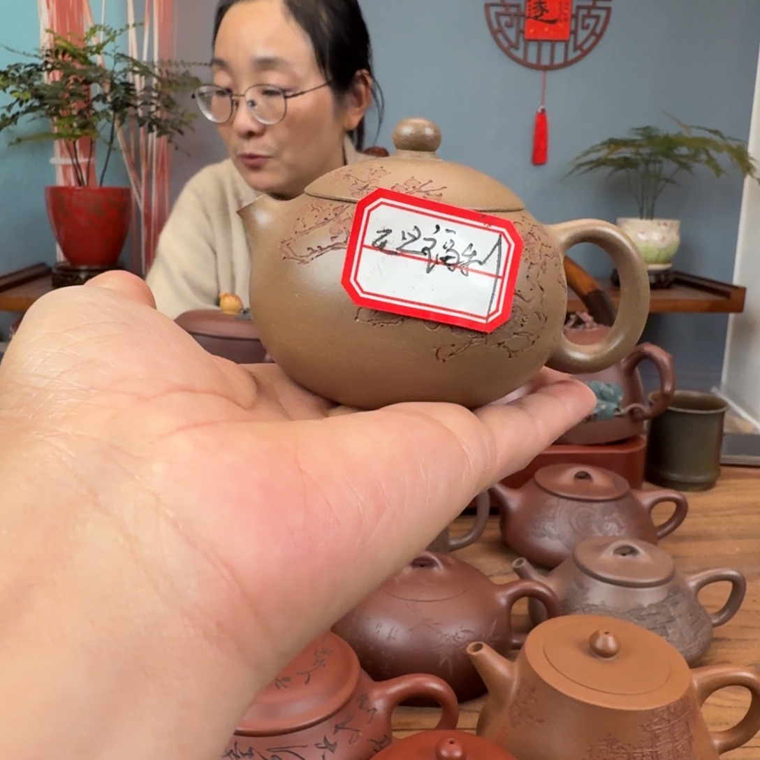 *****段泥茶壶蟹壳青西施