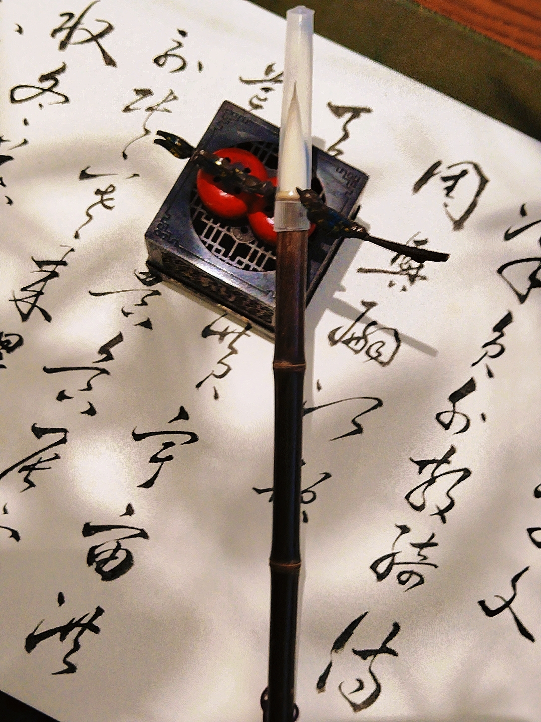 大隐 【兼毫紫竹毛笔】文房雅韵书画院专用笔