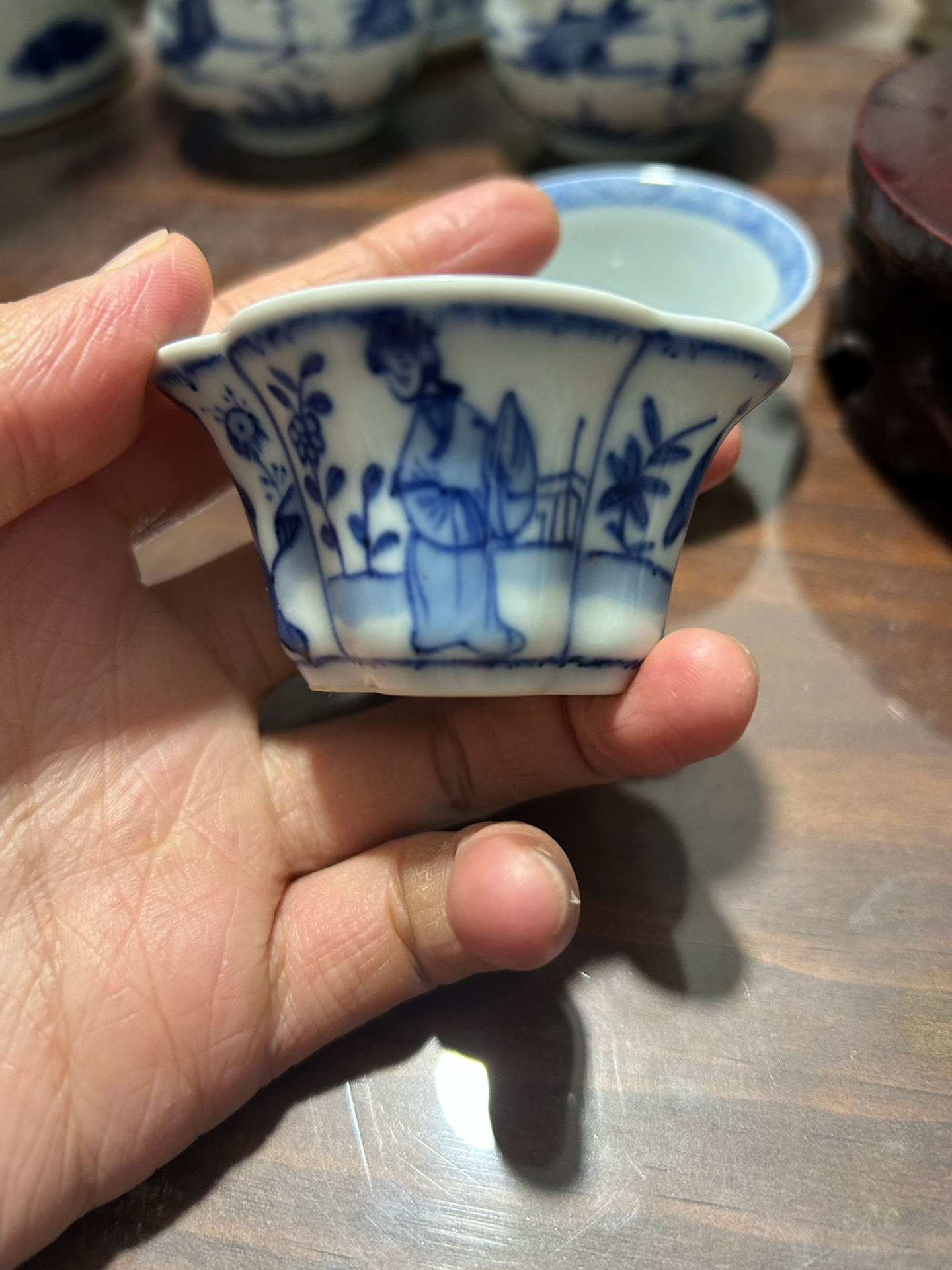 五个青花茶杯全品