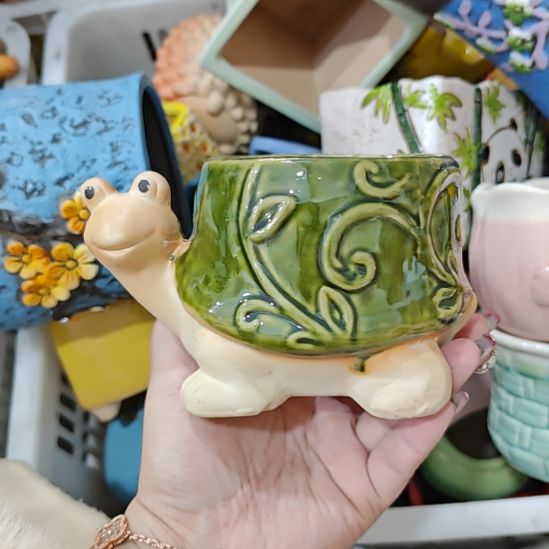 当场凑满15发货，不凑不发，花盆盆口不方不圆有针孔黑点矿点是正常