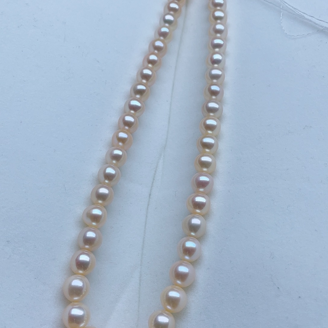 淡水珍珠颈饰银S925镶嵌