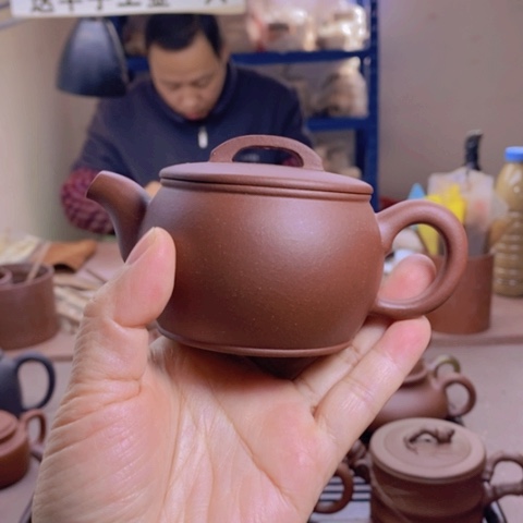 茶壶紫砂汉瓦150cc
