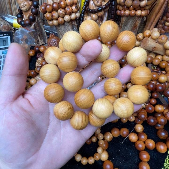 糖***蛋柏木（崖柏）手串/手链太行粗抛2.0两条