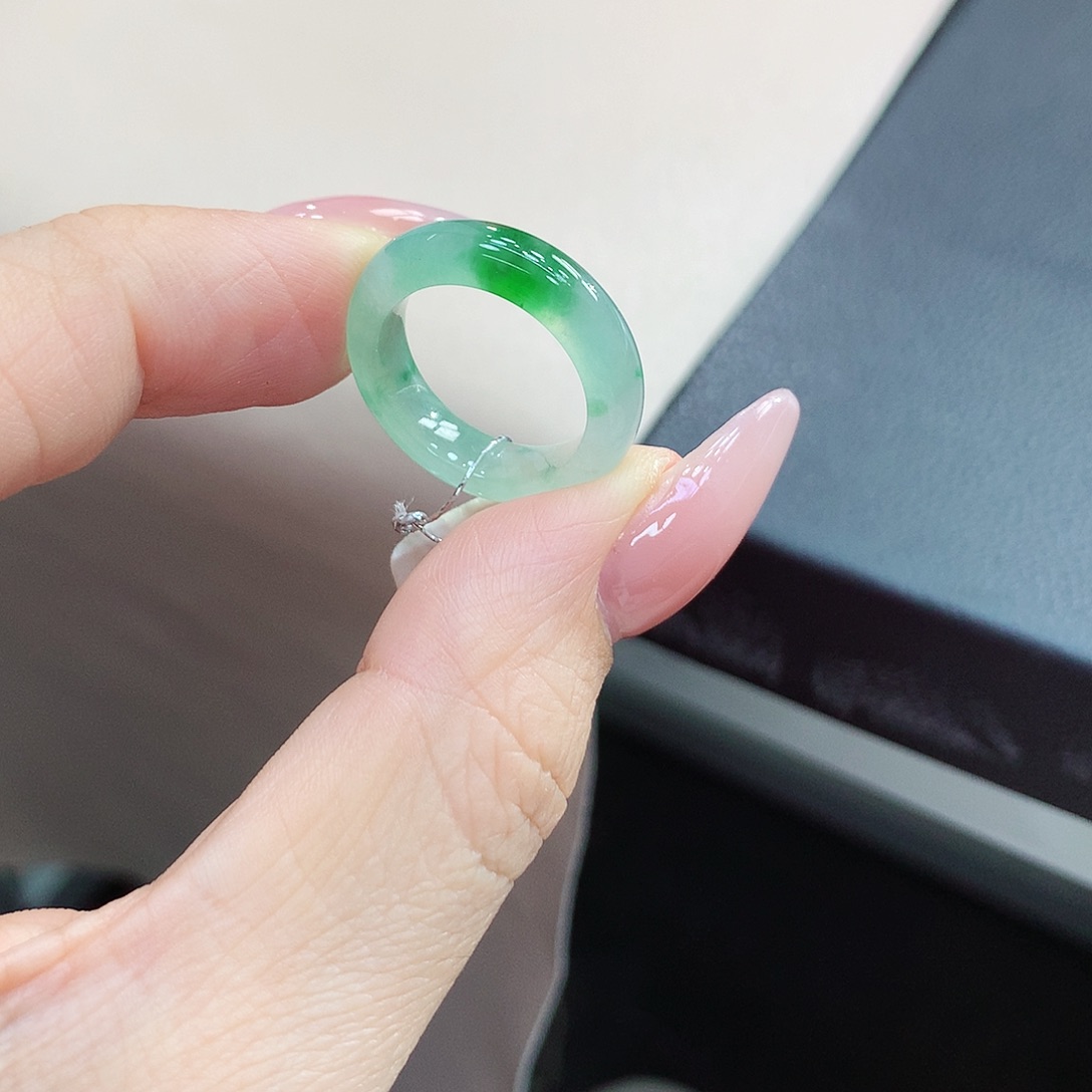 未镶嵌戒指翡翠10.11号