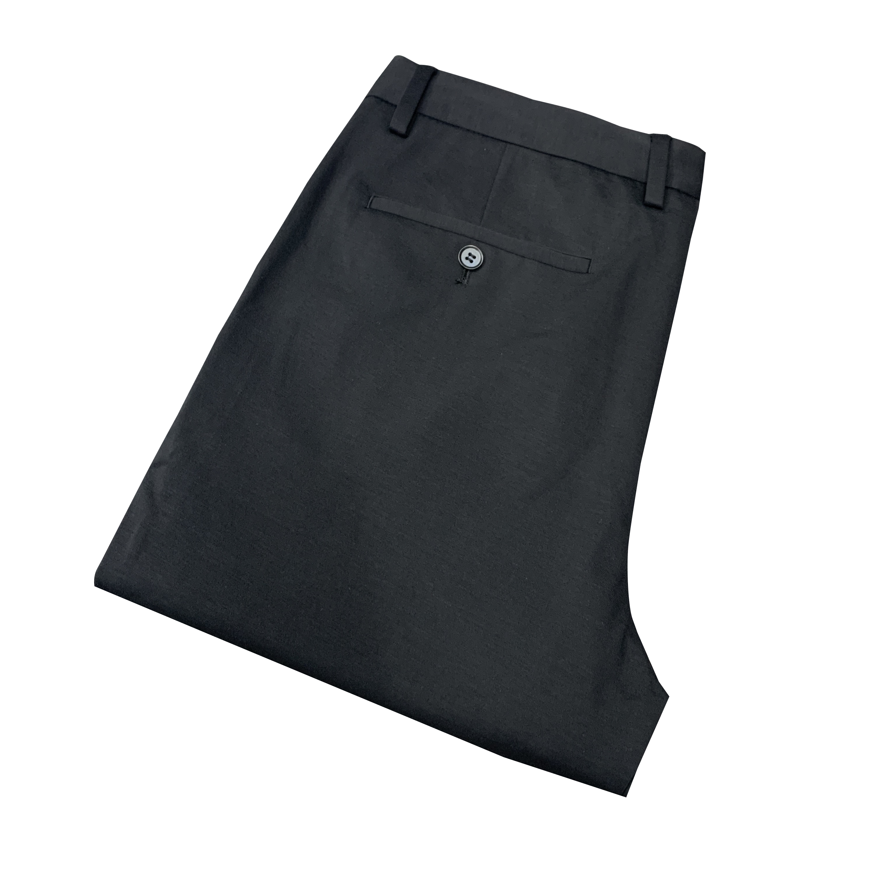 保-实体版【桑蚕丝休闲裤】黑色微弹YKK拉链春夏薄款休闲裤K6693