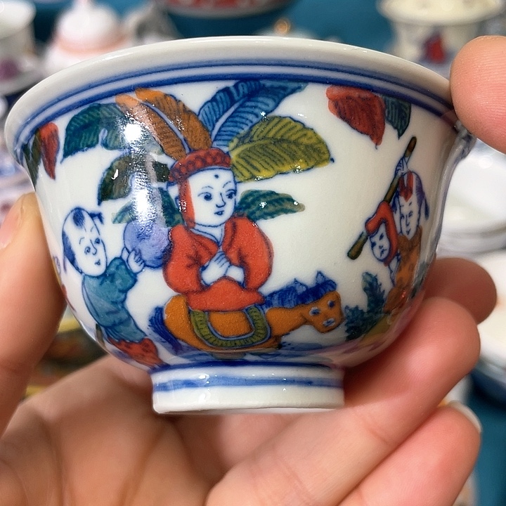 景德镇陶瓷主人杯12333