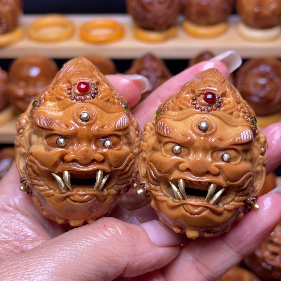 橄榄核把件草*汁巴西大橄榄