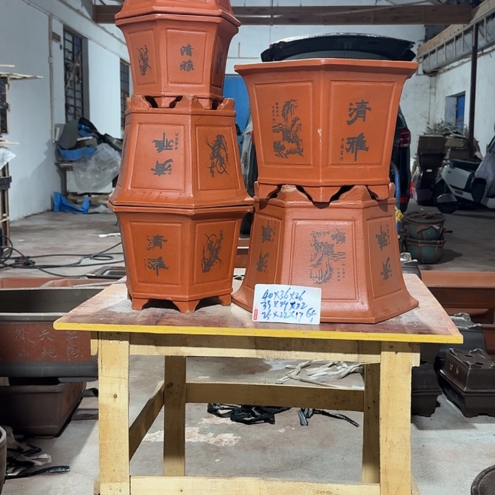 紫砂花盆紫砂花盆