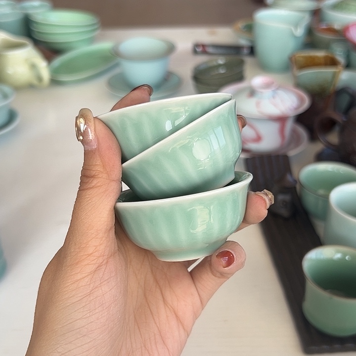 小米茶器龙泉青瓷