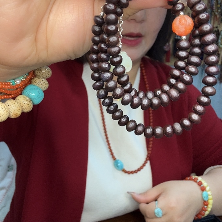 紫金钵盂菩提手串