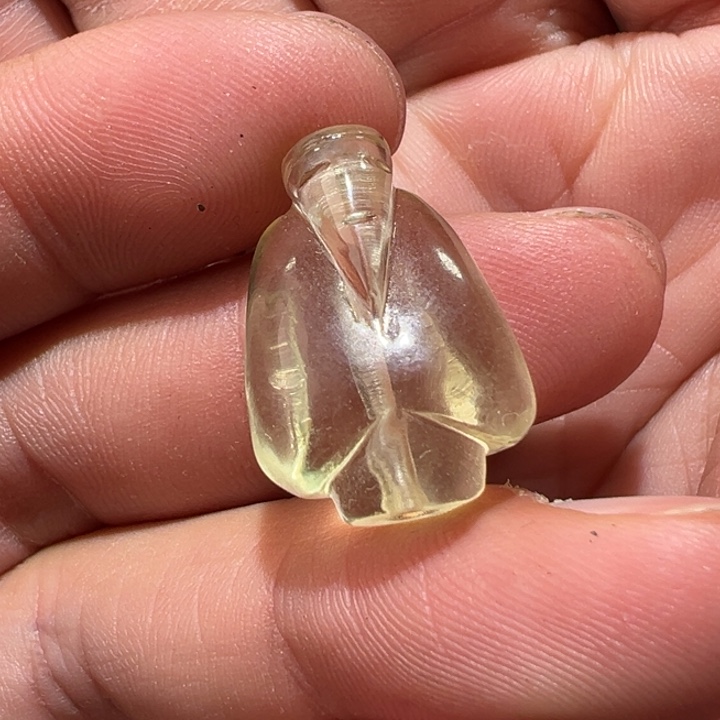 水晶项链未镶嵌吊坠