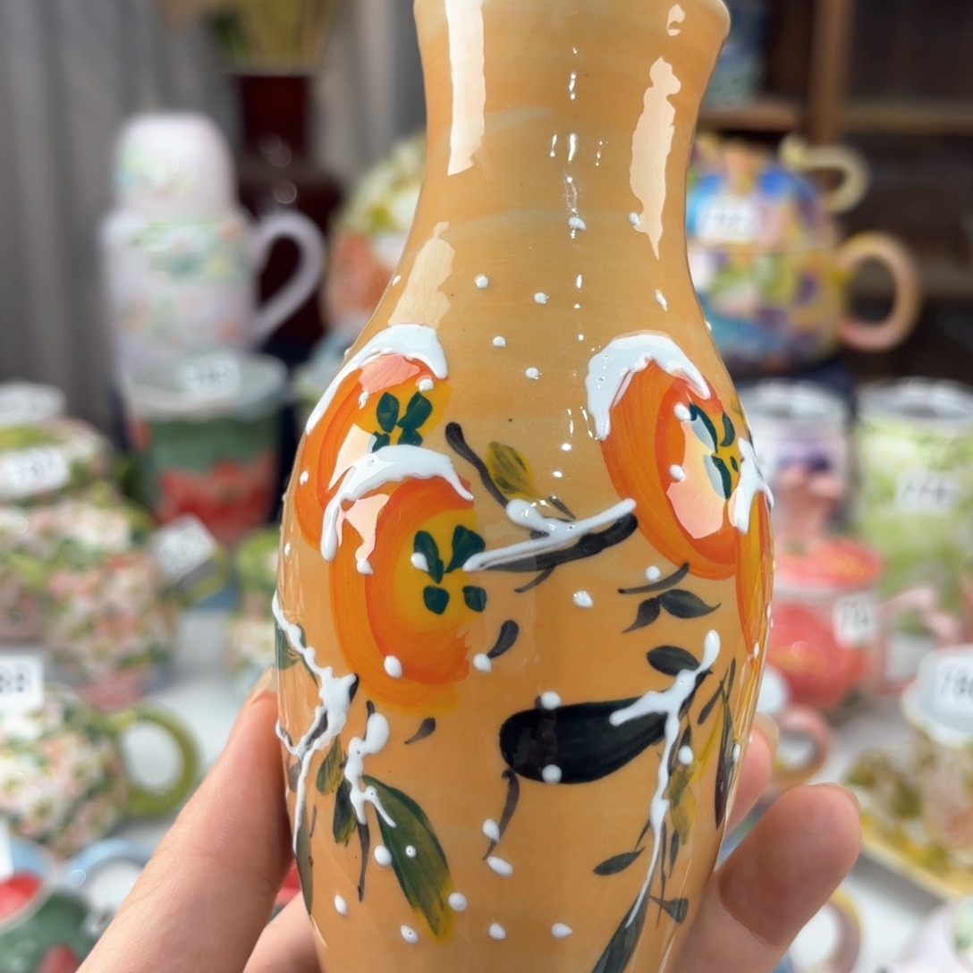 ?****皮景德镇手绘高温釉下彩陶瓷茶具