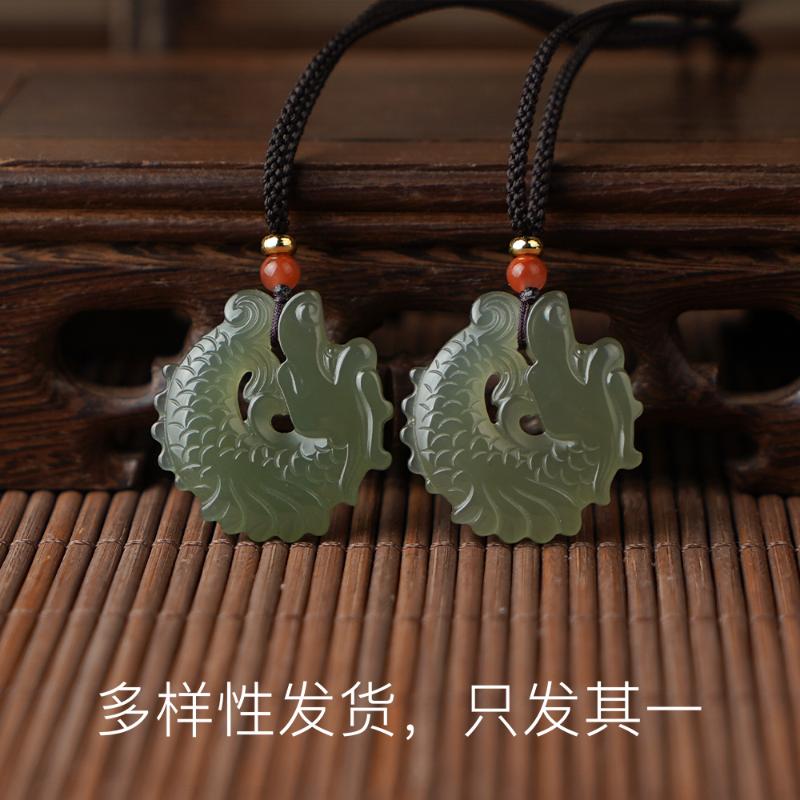 【阳阳】和田玉鱼化龙【多样性发货，发一件】