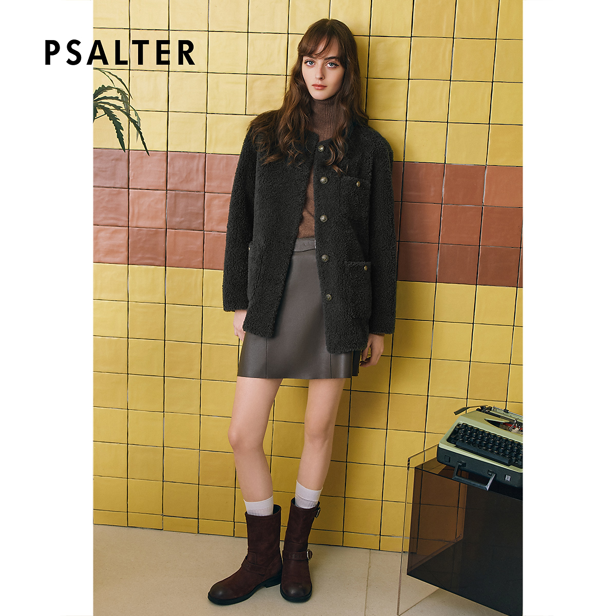 【丽公主】诗篇专选冬季新款毛呢外套6C65580113