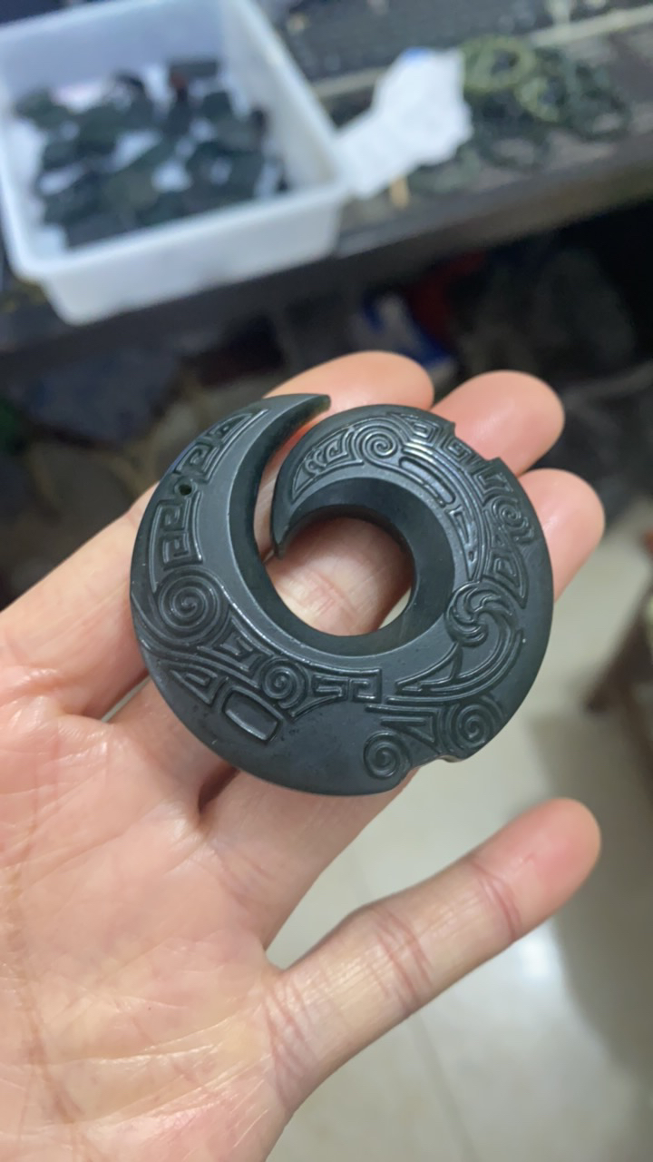 和田玉青玉时来运转 