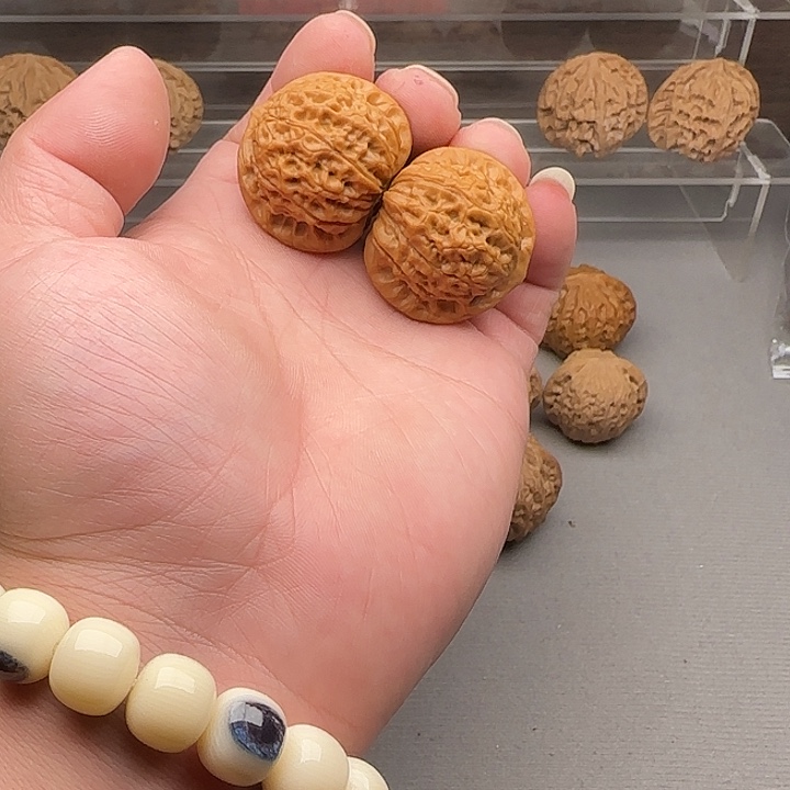 南***豆核桃铁锤妹妹文玩核桃