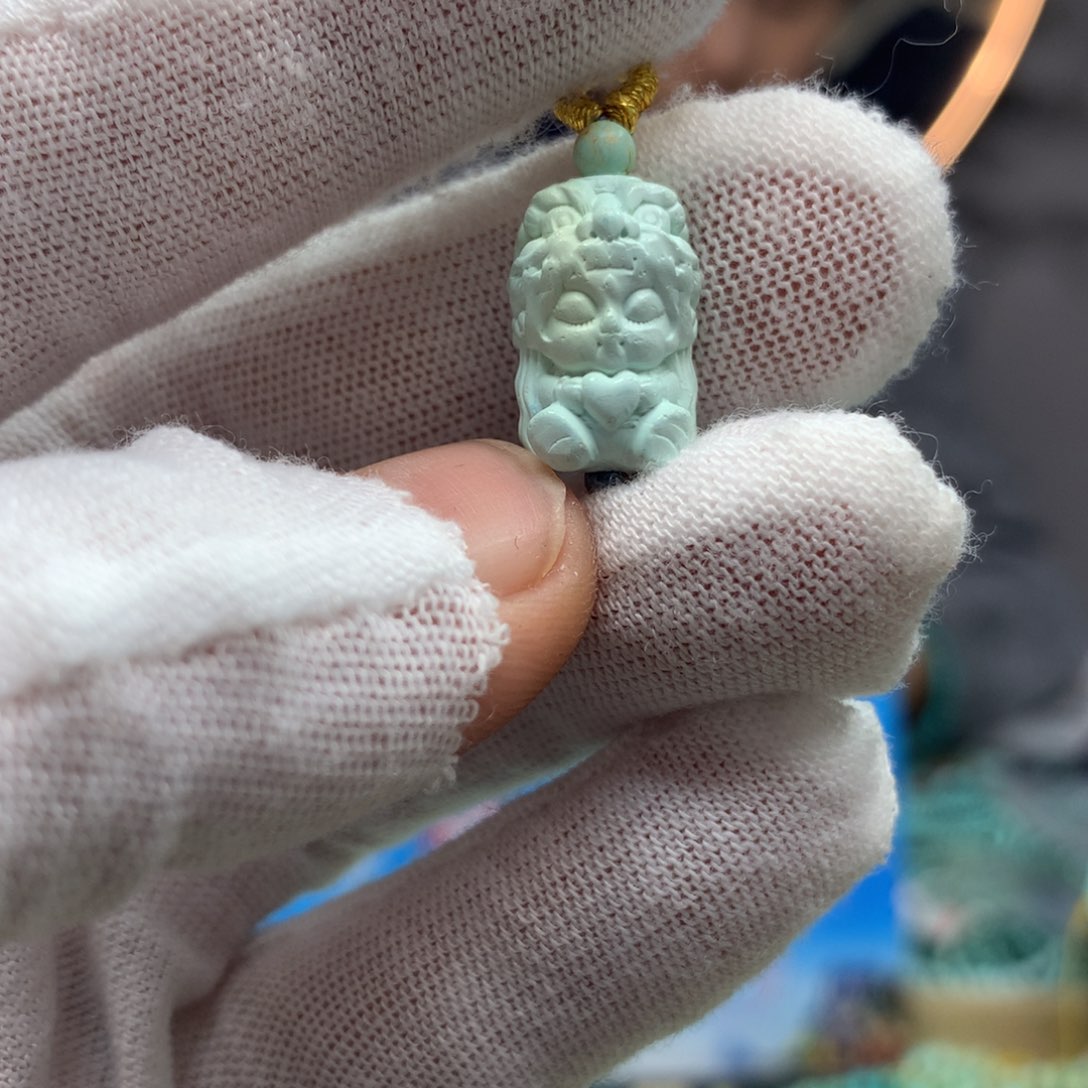 绿松石挂件未镶嵌