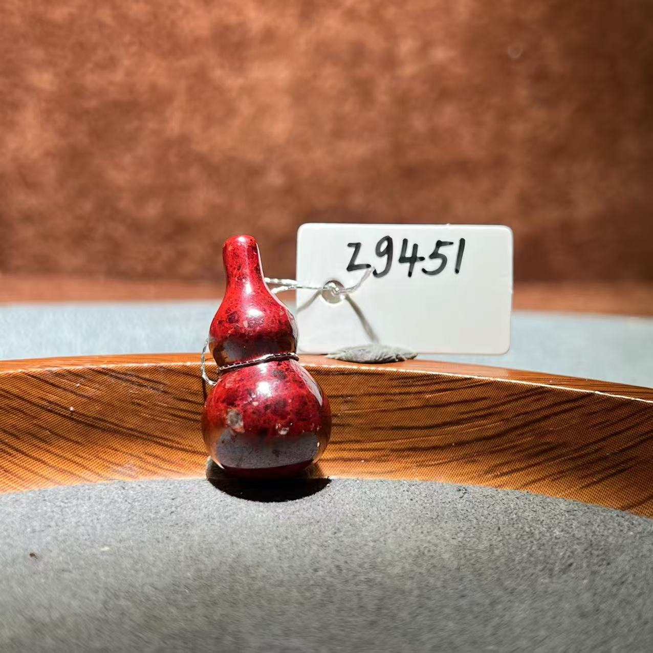 天然辰砂【张老斯珠宝】天然朱砂吊坠zg451