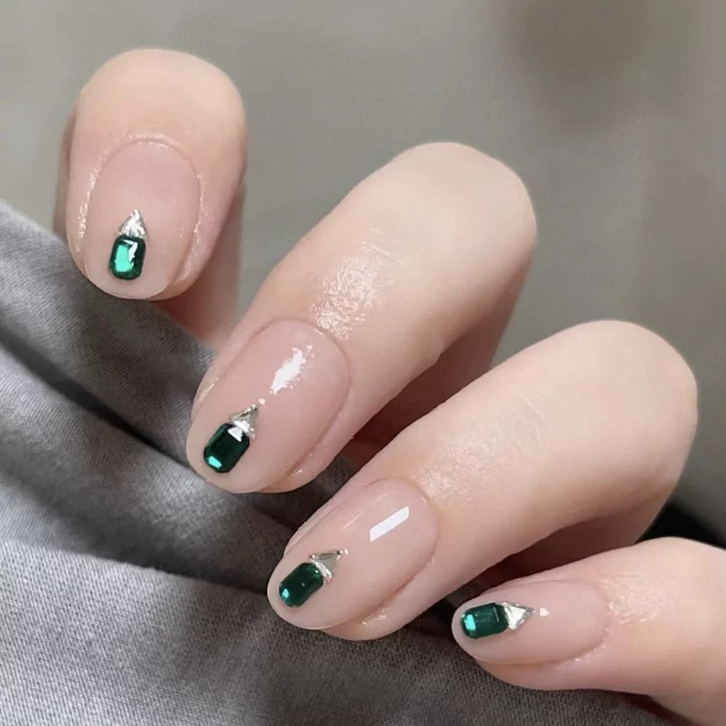 NO.240施华洛材料包饰品美甲钻材料包华子钻祖母绿