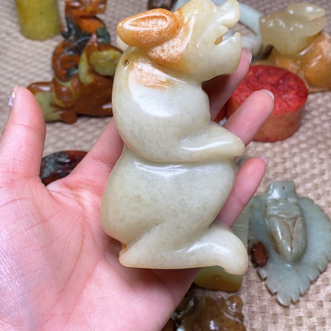 白玉菩提吊坠白玉菩提白玉菩提摆件