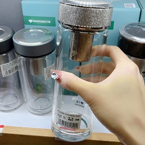高硼硅玻璃盖子款善*Tu27，白钻，510毫升