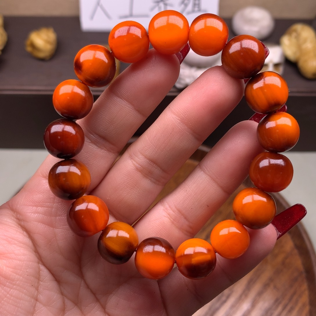 驼骨手串/手链好看牛角