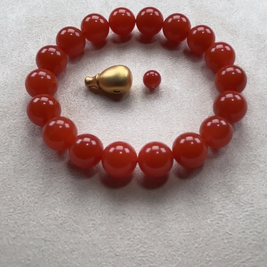 南红玛瑙手串未镶嵌焱*