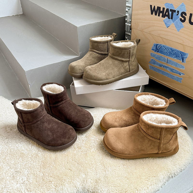 冬季男女同款新款休闲百搭男士防滑加绒加厚保暖女款雪地靴通用G