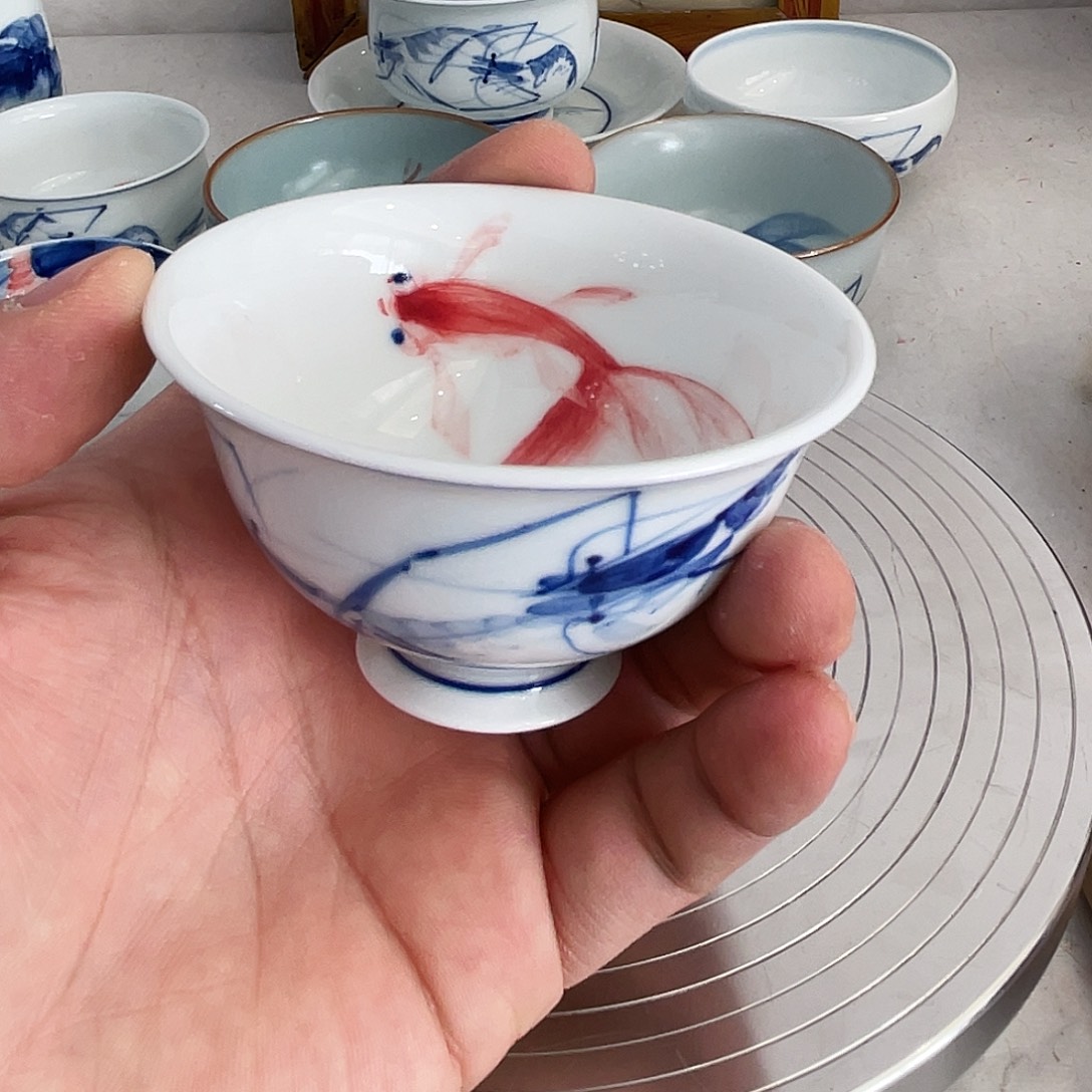 满***手工手绘陶瓷作品