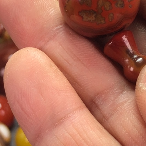 未镶嵌颈饰玛瑙/玉髓青*瓷