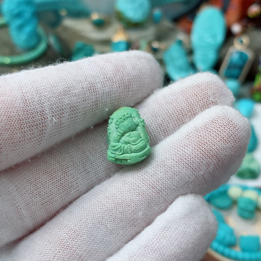 绿松石珠宝奇石未镶嵌