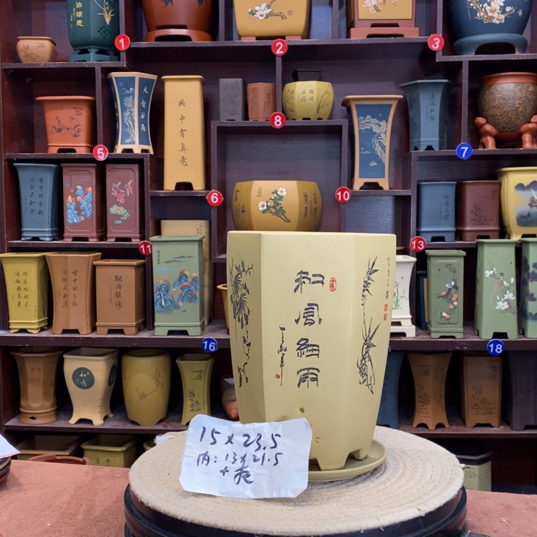 紫砂花盆紫砂花盆
