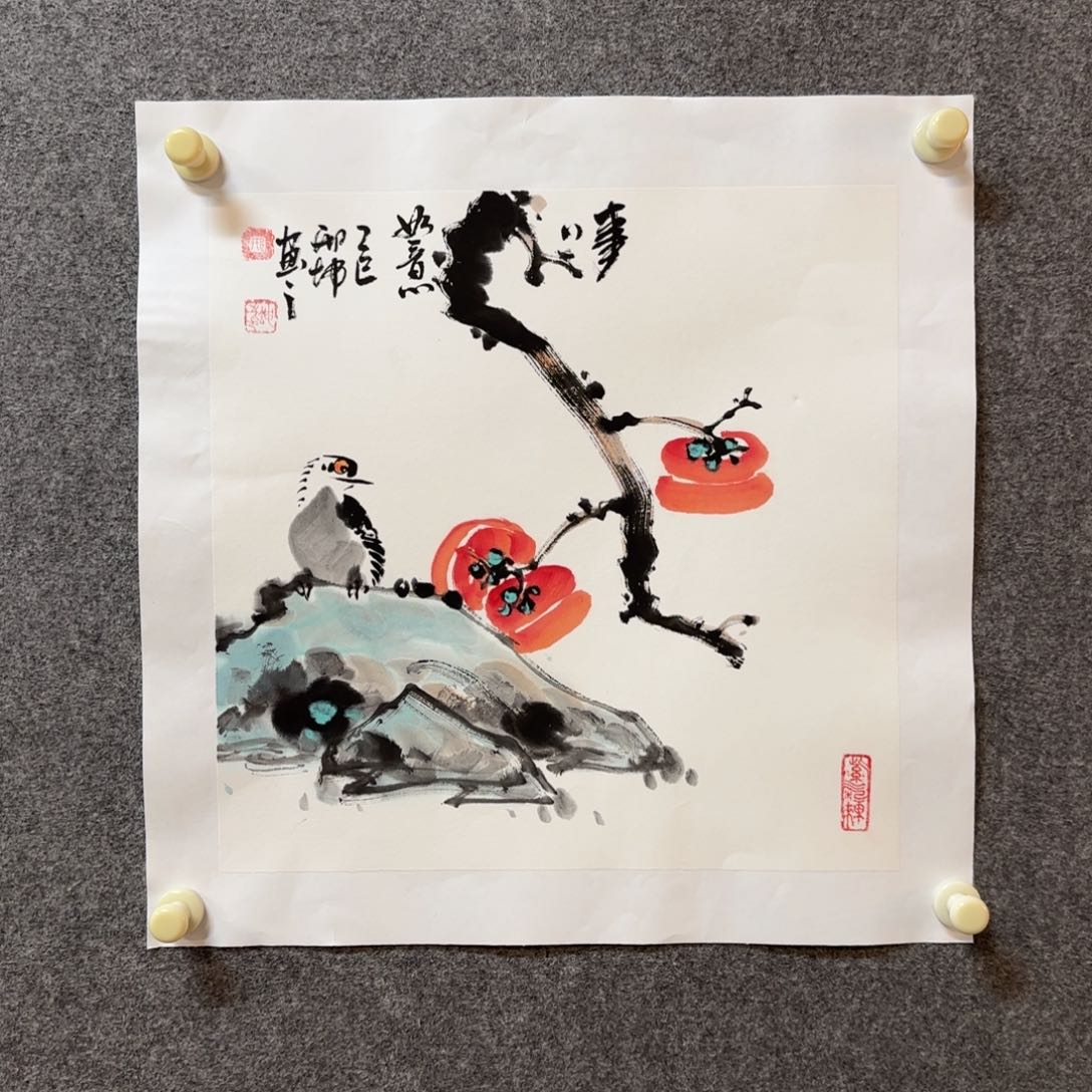 国画zz邢坤老师手绘作品