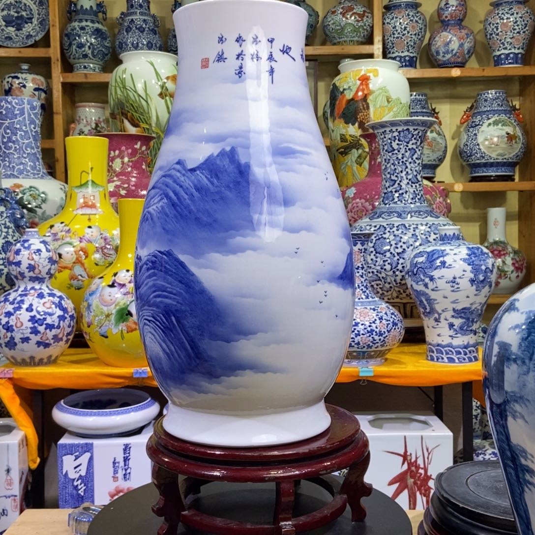 瓶景德镇陶瓷花瓶摆件