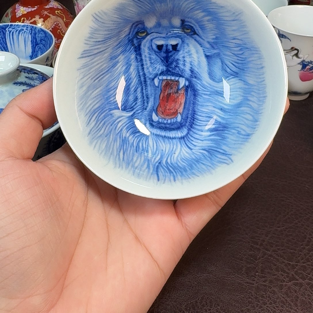 黑***赫现代景德镇陶瓷杯