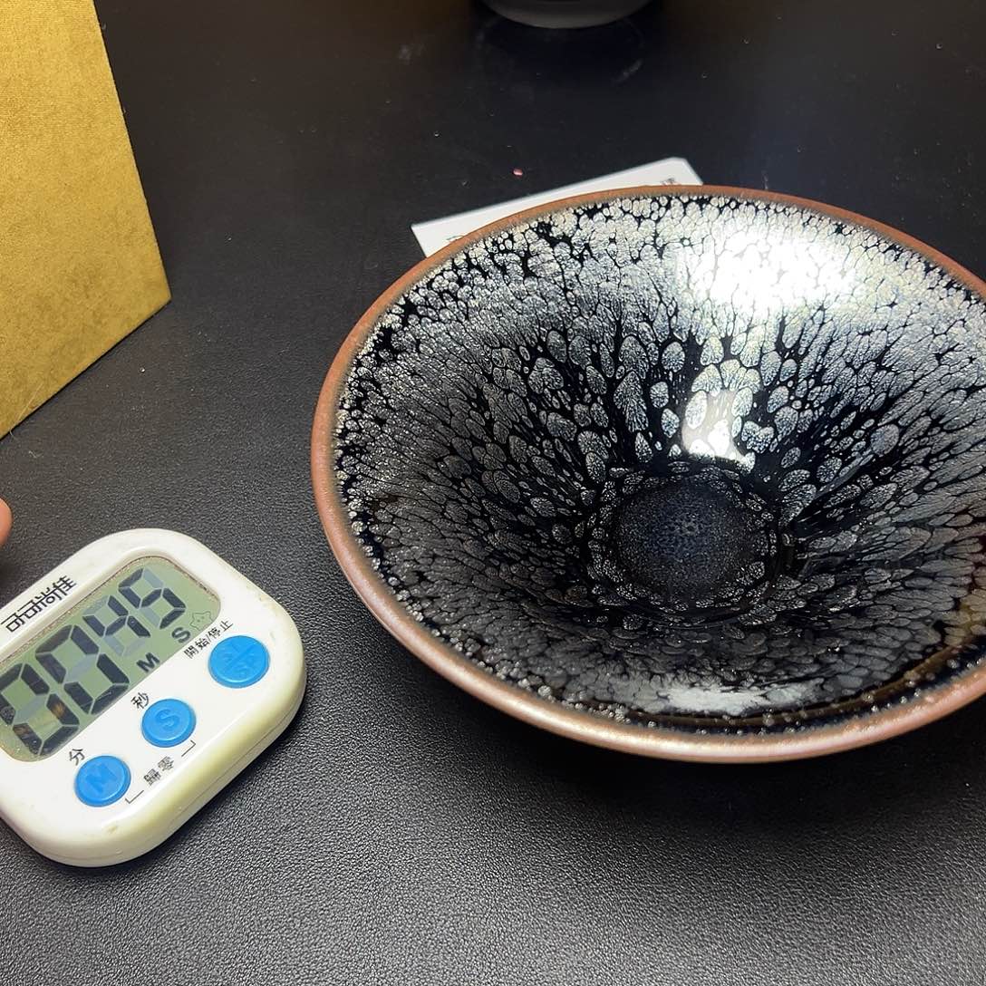 ****儿茶盏47建窑建盏主人杯