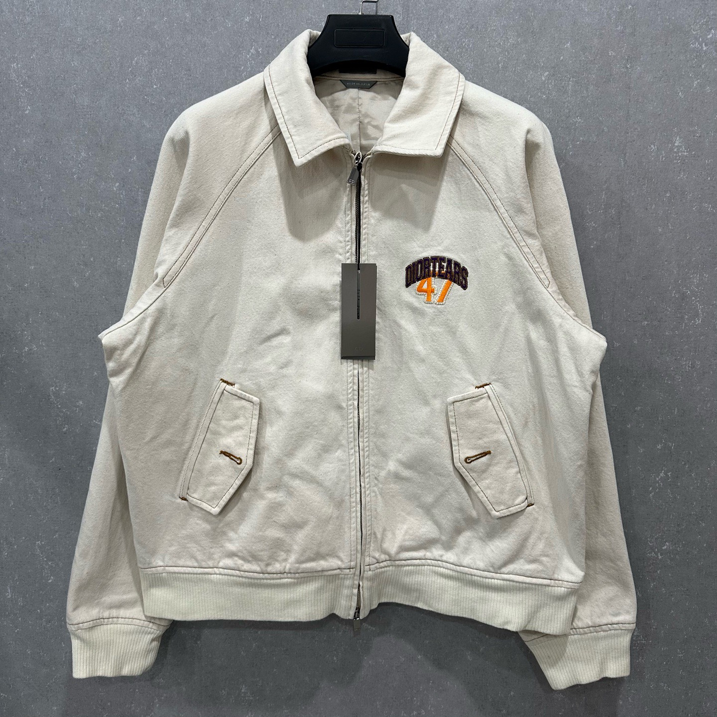 未使用 DIOR/迪奥 DenimTears 刺绣logo牛仔夹克54码/006921