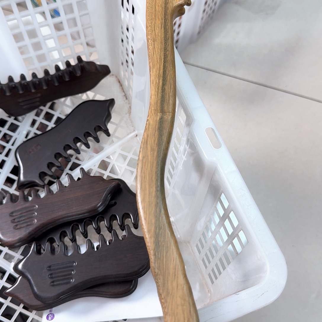 绿檀木痒痒耙子瑕疵