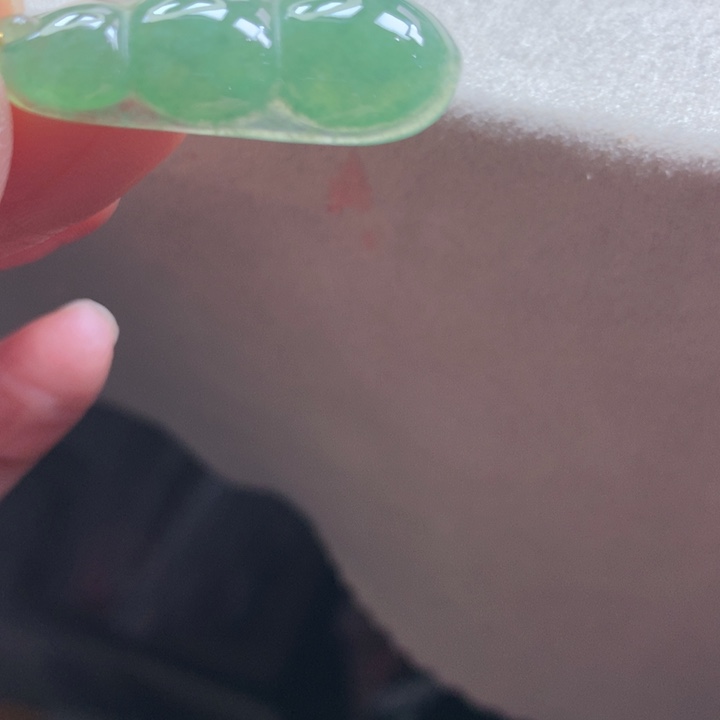 翡翠颈饰18K金镶嵌吊坠