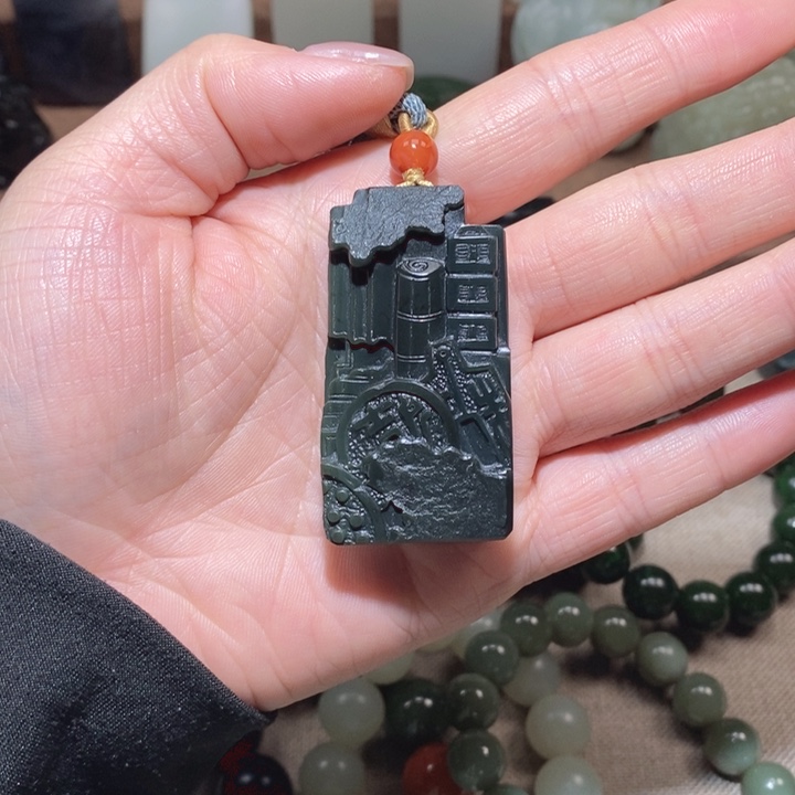 和田玉挂件未镶嵌C****y