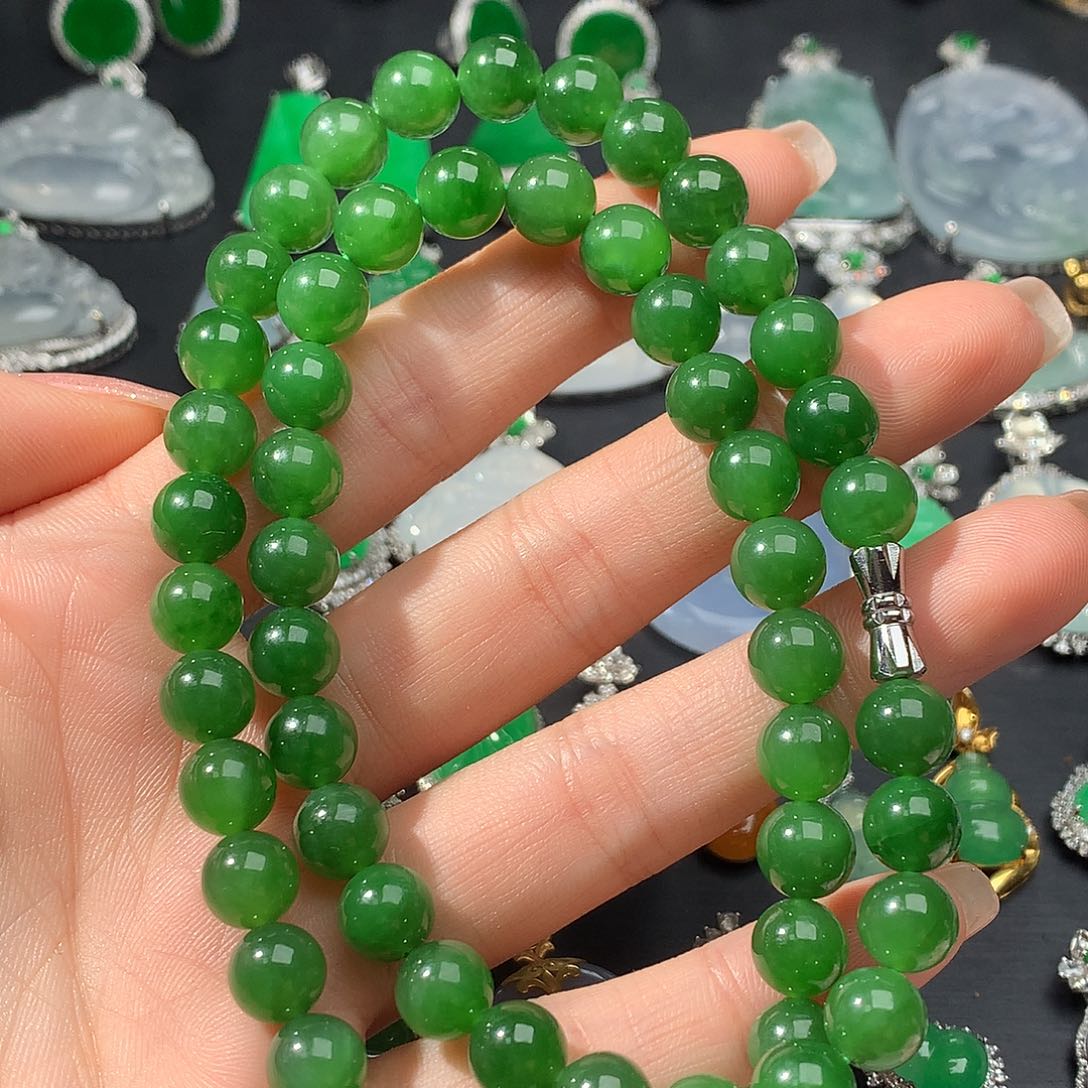 和田玉（糖玉）项链未镶嵌项链