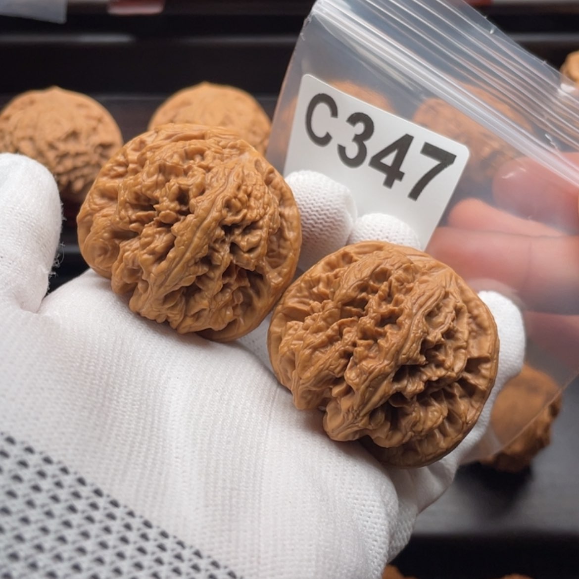 【闪购商品】文玩核桃吊坠C347粗筋44