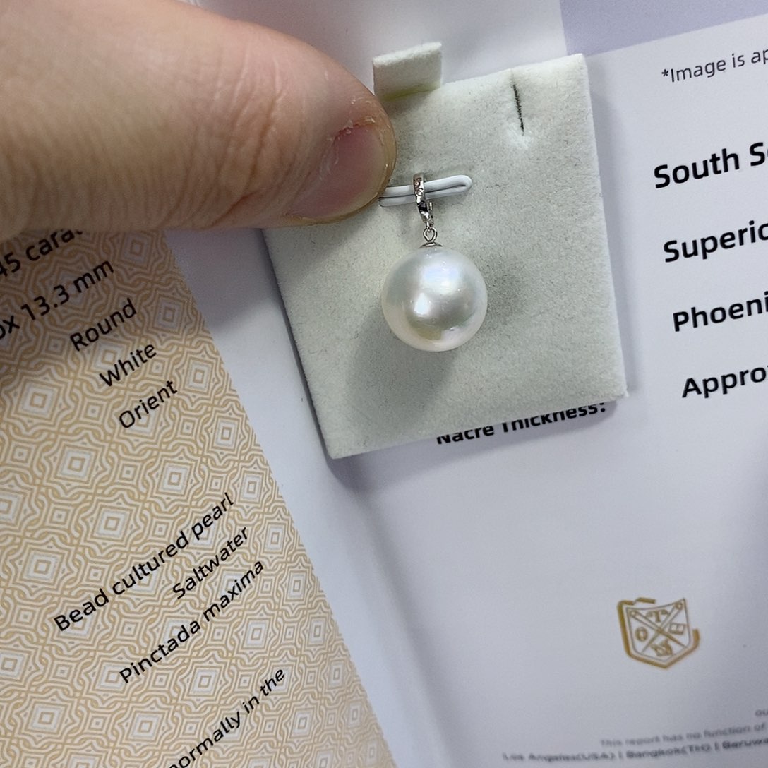 海水珍珠颈饰18K金镶嵌