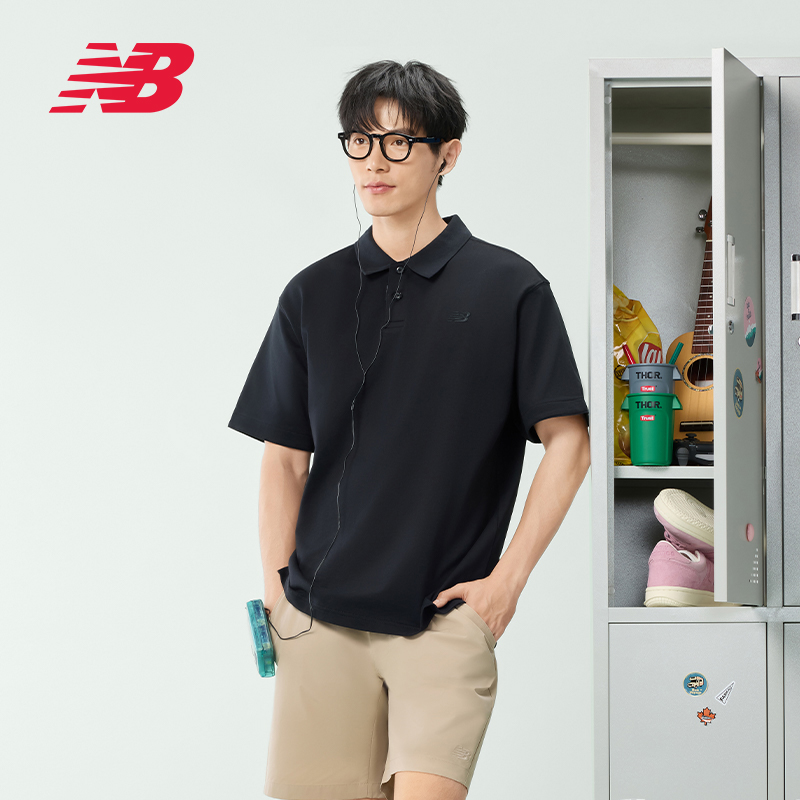 【跑者美学】New Balance 官方25新款夏季男休闲POLO短袖NFF27011