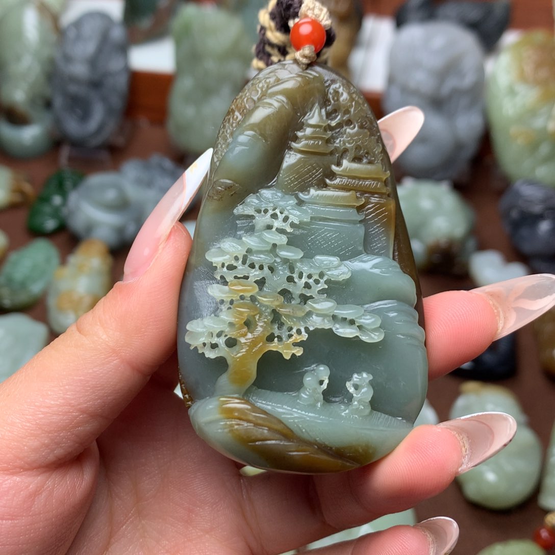 和田玉挂件未镶嵌