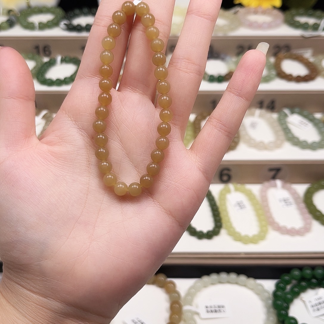 番****和田玉未镶嵌手链