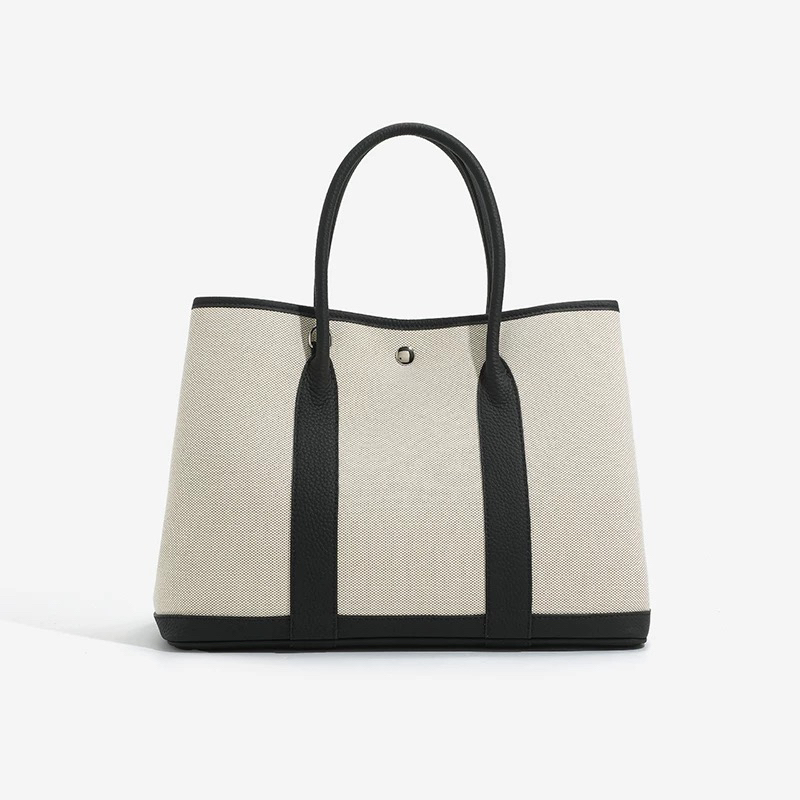 【XIAOHUIHUI】  花园包牛皮通勤托特手提包