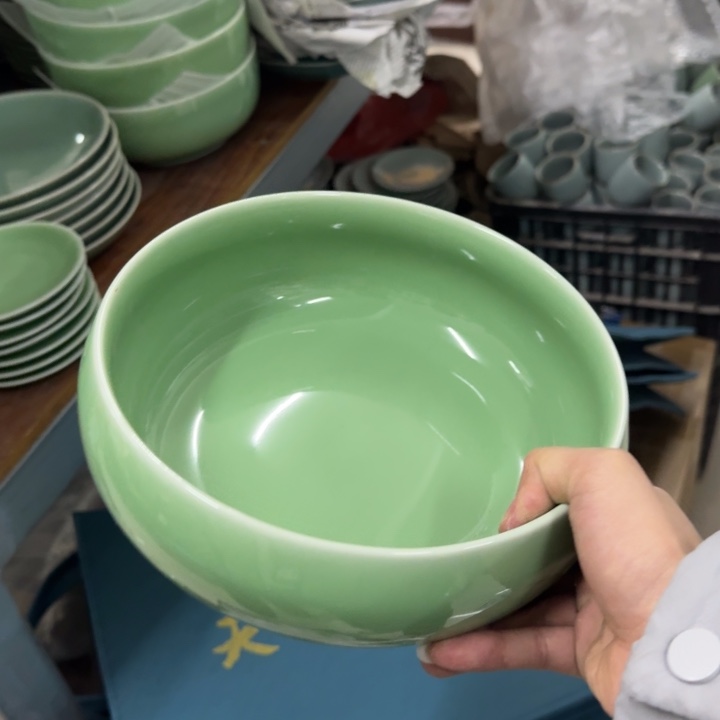 龙泉青瓷茶具微瑕4950