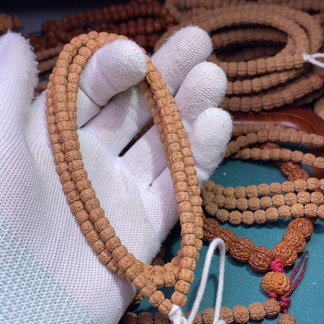 金刚菩提手串5.6龙切佛手